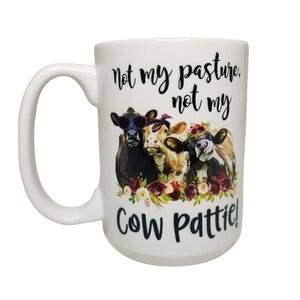NOT My Pasture Not My Cow Patties Lg. 16oz‎ Mug